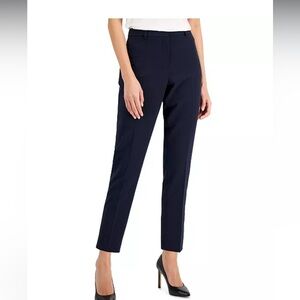Tahari ASL Shannon Suit Straight-Leg Pants size 16 in navy